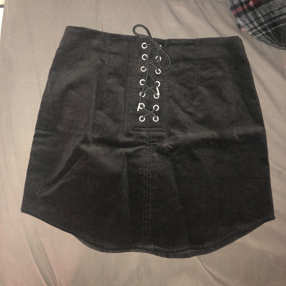 Forever 21 Velvet Mini Skirt